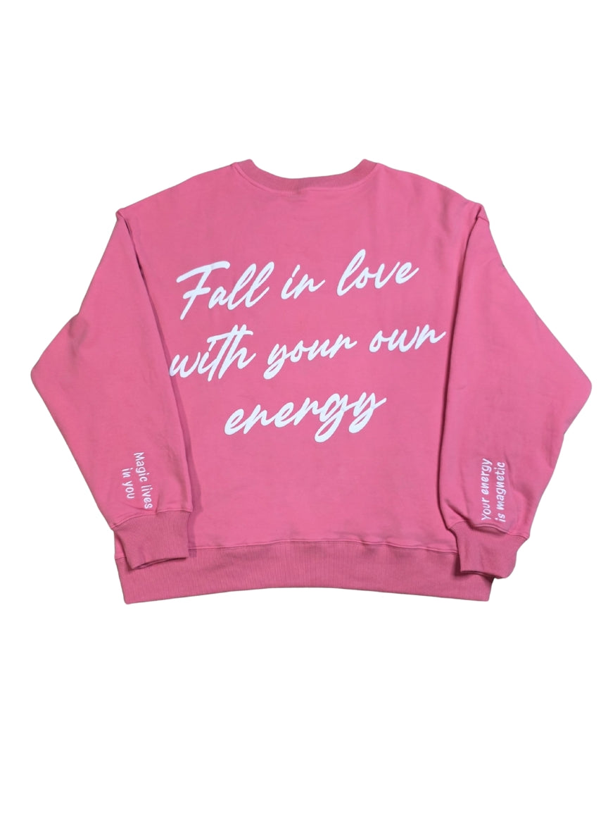 Fall In Love With Your Own Energy Crewneck Sweatshirt