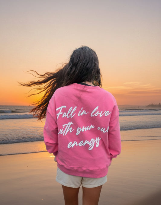 Fall In Love With Your Own Energy Crewneck Sweatshirt